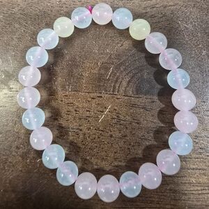 Morganite Crystal Bracelet